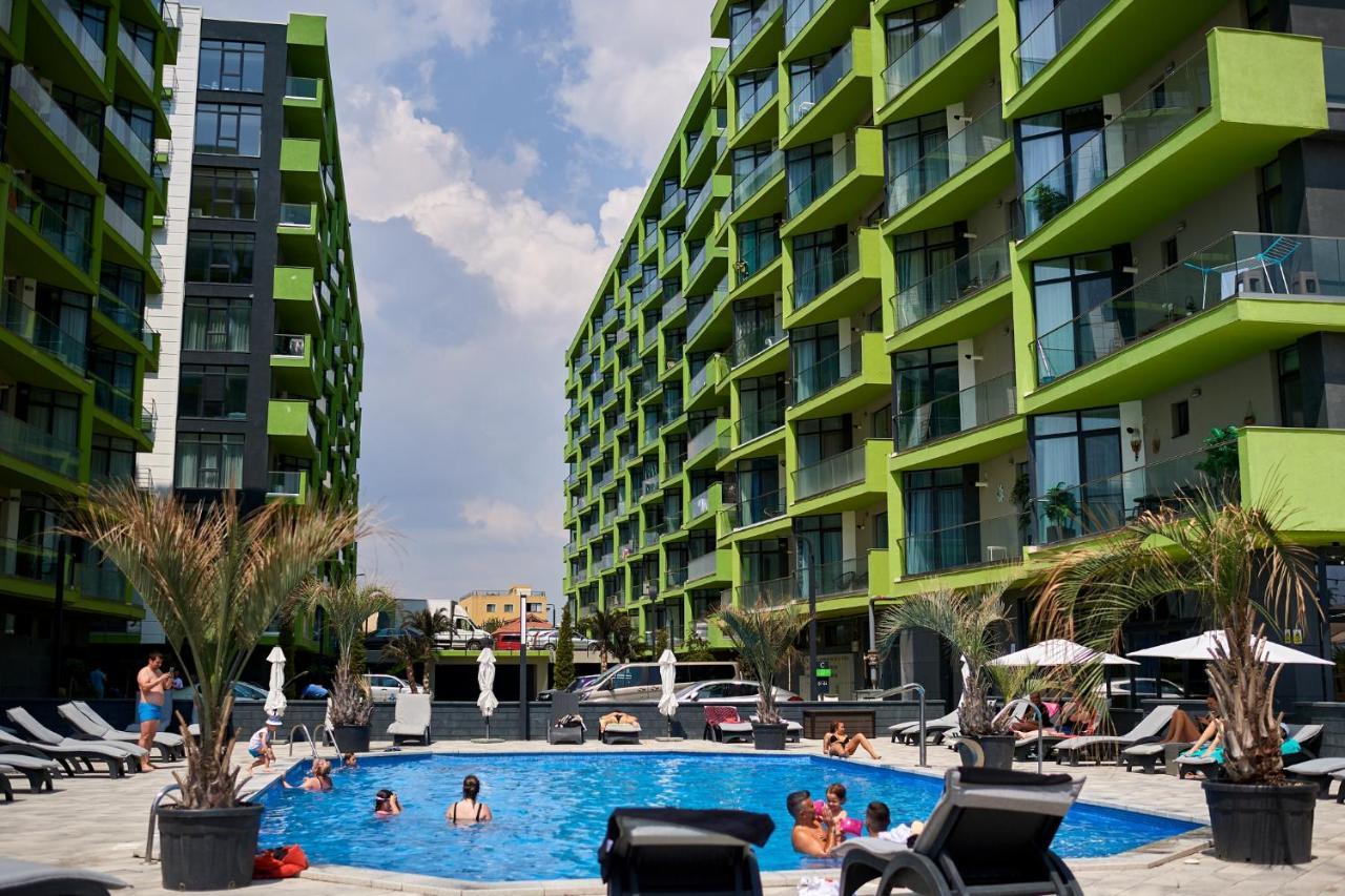 Cristalex Studio Aparthotel Pool & Spa Mamaia Nord Năvodari Kültér fotó